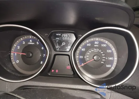 2012 Hyundai Elantra Gls from USA, damaged, VIN 5NPDH4AE9CH068705